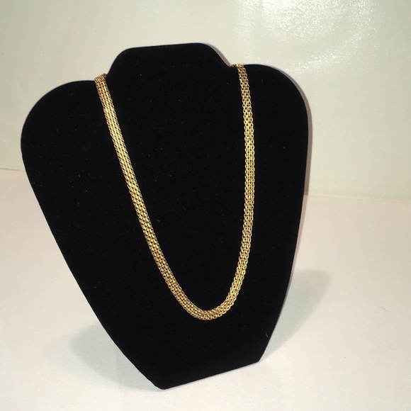 Jewelry - 14k real Gold Egyptian style necklace 18in